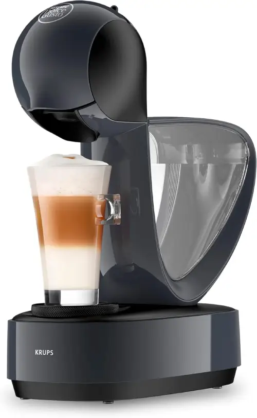 Krups Nescafe Dolce Gusto Machine a cafe capsules 15 bars Multi boissons froides ou chaudes Grand reservoir Mode eco Cafetiere dosettes Infinissima