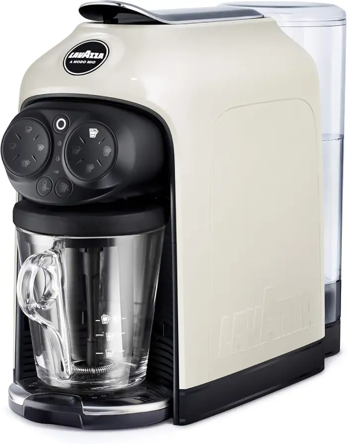 Lavazza A Modo Mio Desea White Cream Cafetiere Blanc