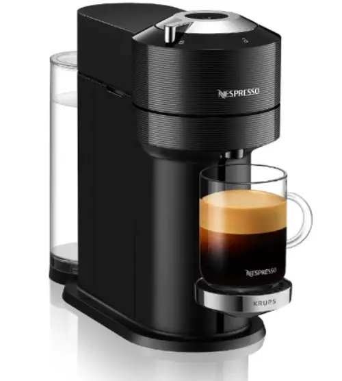 Machine a Cafe Nespresso Krups Vertuo Next Noir Mat Cafetiere a Capsules