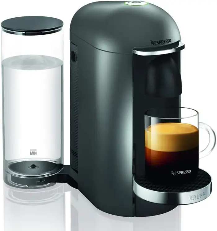 Machine a Cafe Nespresso Krups Vertuo Plus Titane Cafetiere