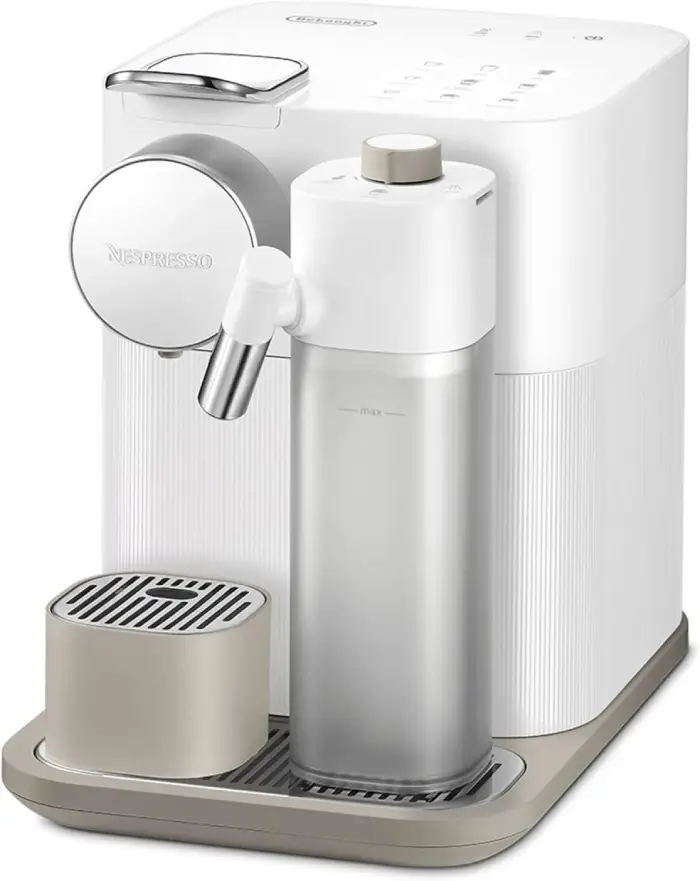 Nespresso DeLonghi Machine a cafe Gran Lattissima EN640.W avec systeme de lait automatique pression 19 bar 1400 W